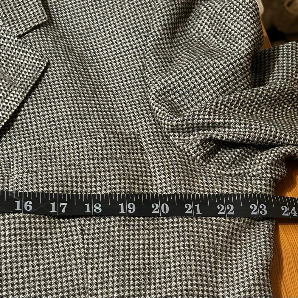 Gianfranco Ruffini Sportcoat Men’s 44R Houndstooth Jacket Silk Wool Blazer Suit